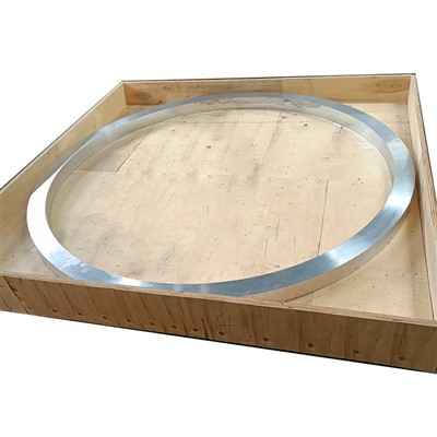 7050 Anel forjado de liga de alumínio de grande diâmetro